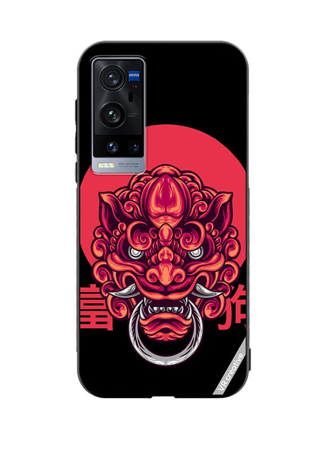 VR CREATIVE Protective Case Cover For Vivo X60 Pro Plus Foo Dog Design Multicolour - Image 1