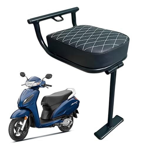 OBEROI'S TRADERS Baby Seat For Scooty | Foldable | Safety & Comfort Ride For Activa, Access 125, Jupiter, Ntorq 125, Black - Image 1