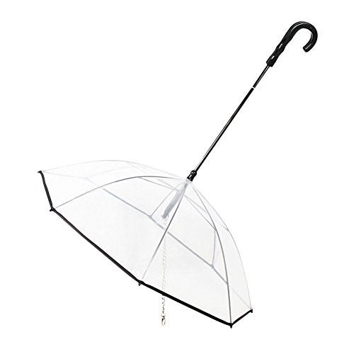 OMEM Portable Modular Dog Umbrella with Leash Pet Outdoor Rainproof Supplies Diameter 283 - Image 3