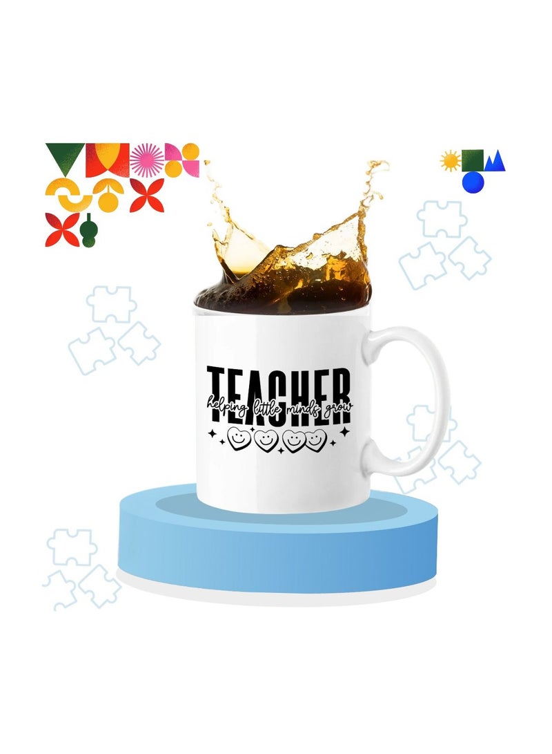 PRINTSHOP4ME Teachers Day T-Shirt And Ceramic Coffee Mug Combo–Thoughtful Gift Set For Teachers–Ideal For Women Educators–Appreciation Gift For Teacher’s Day,End Of Year Or Back To School  - Image 3