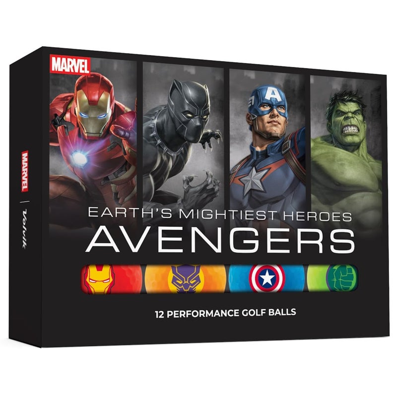 Volvik Marvel Avengers Vimat Golf Balls (One Dozen) - Image 1