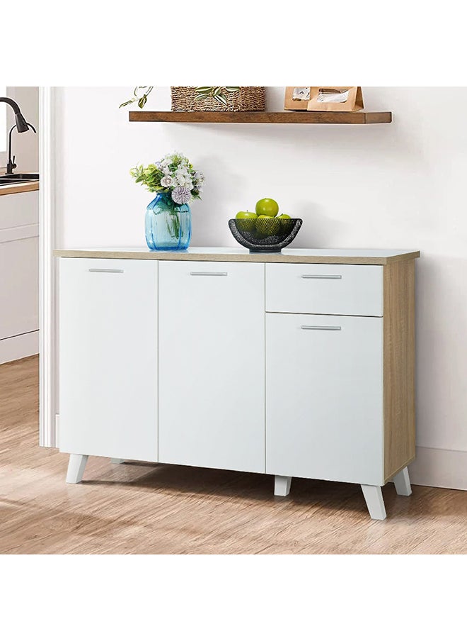 Home Box Alford 3-Door 1-Drawer Sideboard Kitchen Cabinet 120 x 82.4 x 40 cm  - Image 1