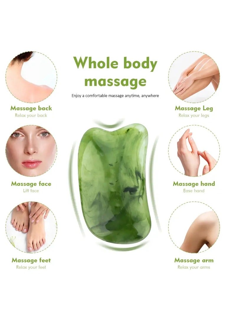 ORiTi 7 Pieces Gua Sha Scraping Massage Tool Natural Resin GuaSha Tool Massage Tools Set  - Image 2
