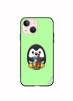 Protective Case Cover For Apple iPhone 14 Penguine Cola Design Multicolour
