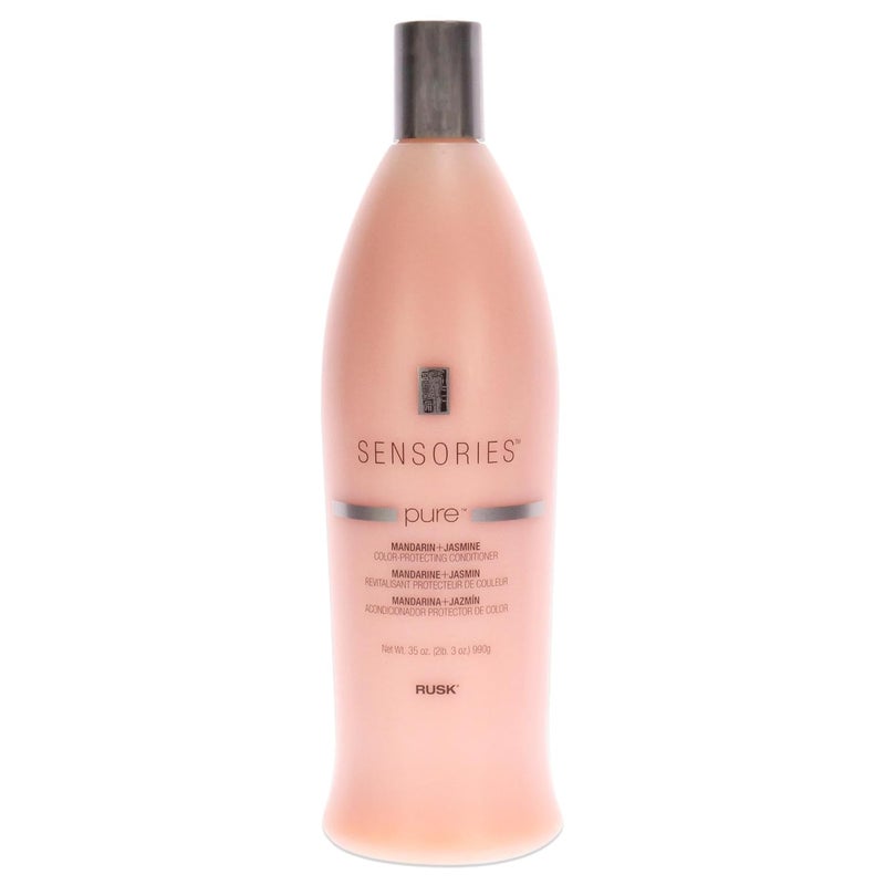 RUSK Sensories Pure Mandarin and Jasmine Vibrant Color Conditioner, Keeps Color and Highlights Vibrant, 33.8 fl. oz.