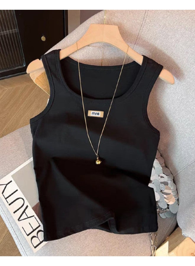 TonLion Women's Sleeveless Tank Top - Summer Slim Fit Fashionable Design Small Batch Casual Wear Layering Essential Trendy Blouse - Image 1