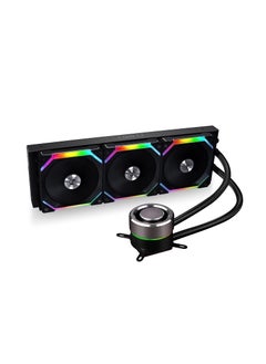 Lian Li Galahad Aio 360 Rgb Uni Fan Sl120 Edition Black - Dual 120mm Addressable Rgb Fans Aio Cpu Liquid Cooler - Ga-360Slb