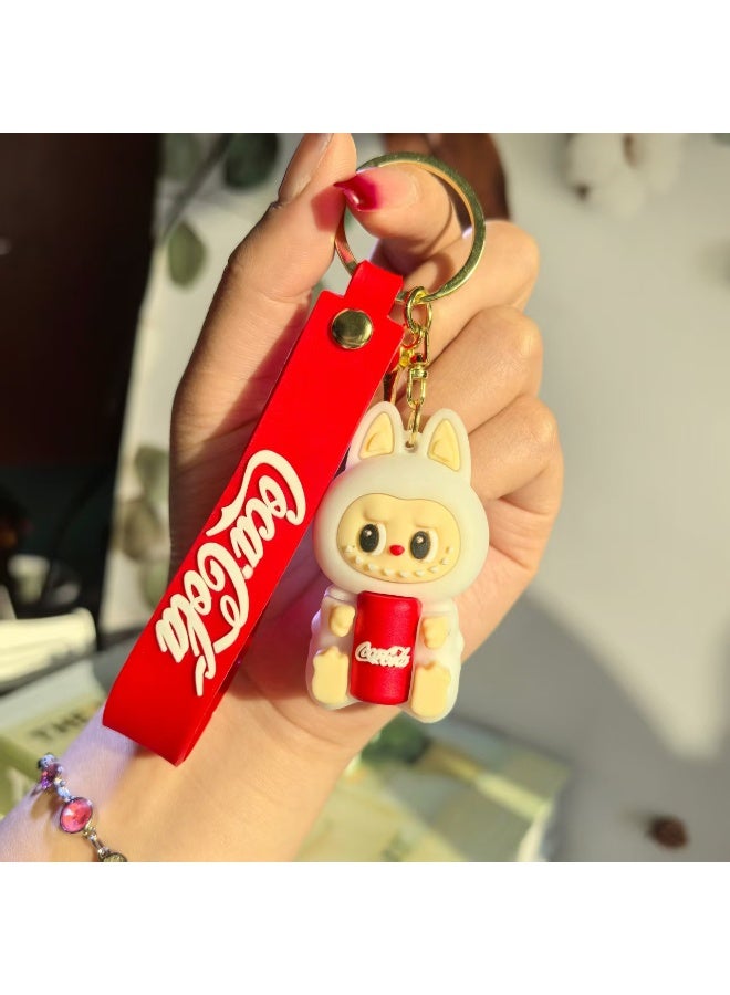 Coca-Cola Key chains, cartoon bucktoothed dolls, schoolbags, pendants, car key chains, small gifts - Image 2