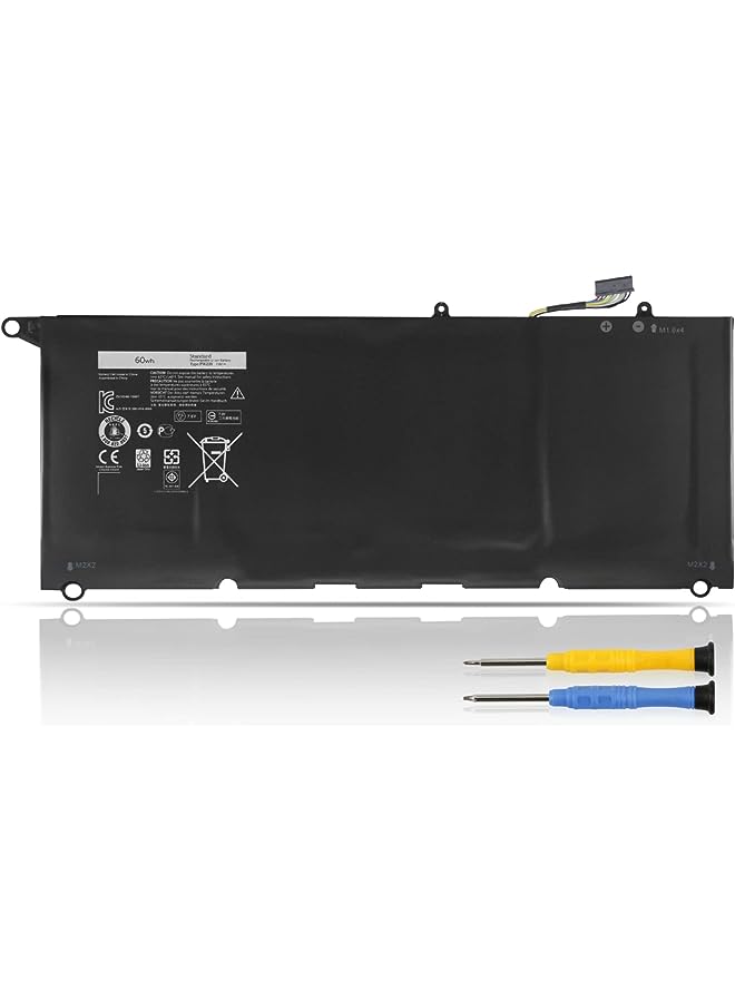ZTHY 60Wh Pw23Y Laptop Battery Compatible With Dell Xps 13 9360 P54G002 13-9360-D1605G 13-9360-D1605T 13-9360-D1609 13-9360-D1609G 13-9360-D1705G Series Replacement Tp1Gt Rnp72 0Rnp72 0Tp1Gt 7.6V - Image 1