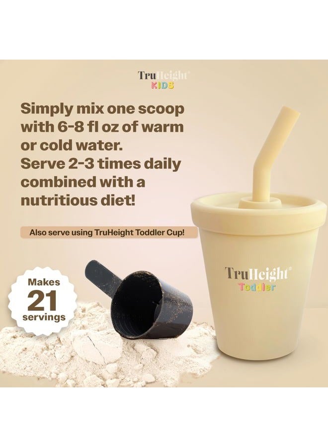 TruHeight  Toddler Advanced Formula+ (Vanilla) 16 Vitamins Including C, D, Protein & Iron for 1, 2, 3 Years Old, Milk Based Nutritional Drink, Toddler Complete Nutrition 12-36 Months - Non GMO - Image 4