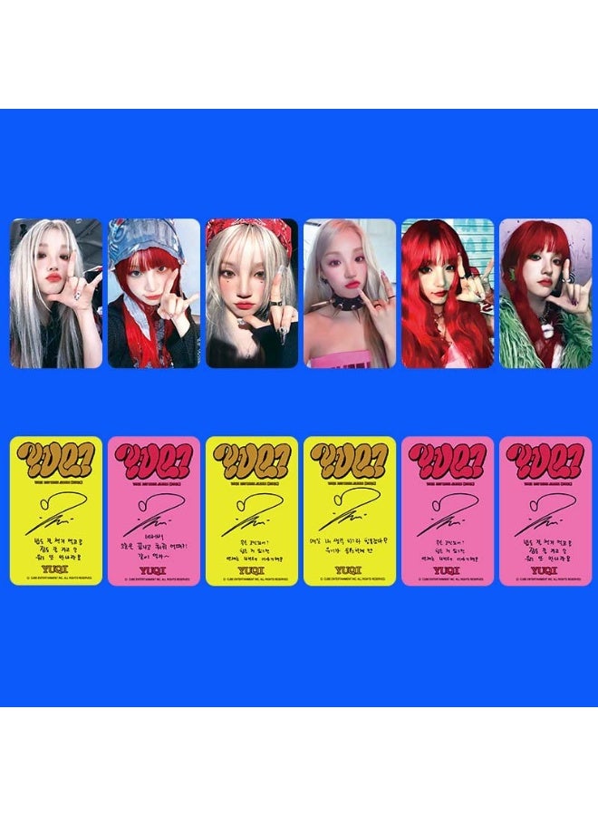 NIBEMINENT 6 Pcs Kpop (G)I-DLE - YUQI BROADCAST Lomo Cards Card For Fans Collection Gifts - Image 1