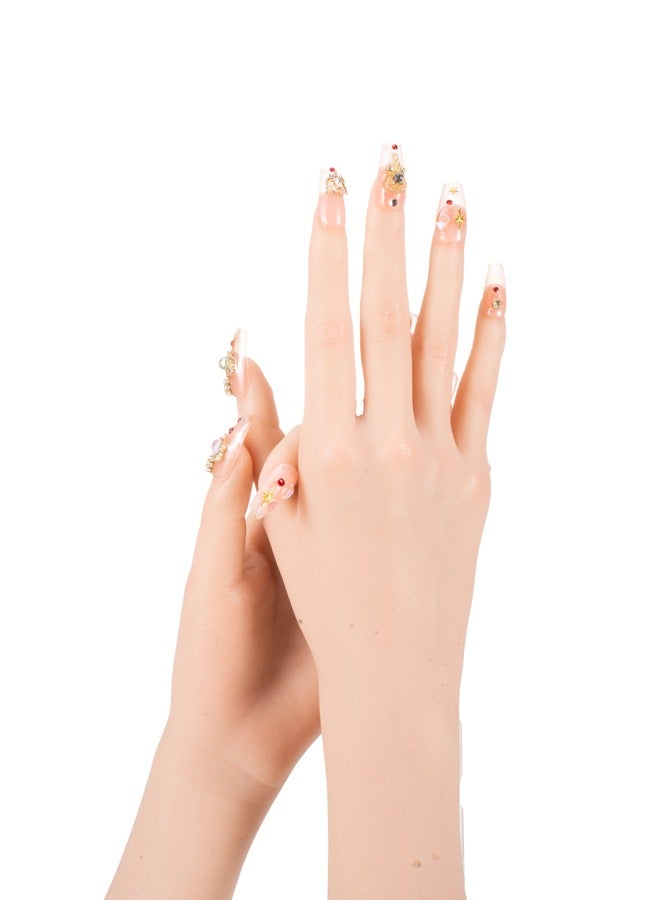 Nails Kit,False Nails Set,Press on Nails for Gifts,Press on Nails for Make up Gifts,Fake Nails for Women,Nail Gifts Set for Women - Image 3