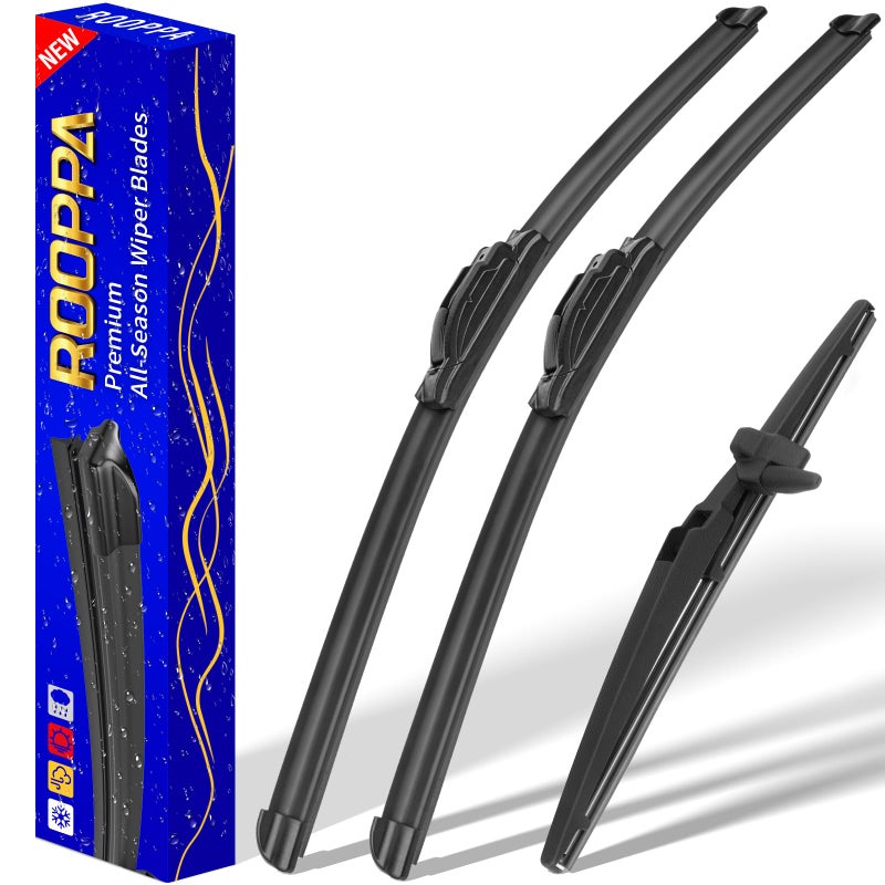 3 wipers Replacement for 20102022 Toyota 4Runner Windshield Wiper Blades Original Equipment Replacement 242012 Set of 3 UJ HOOK