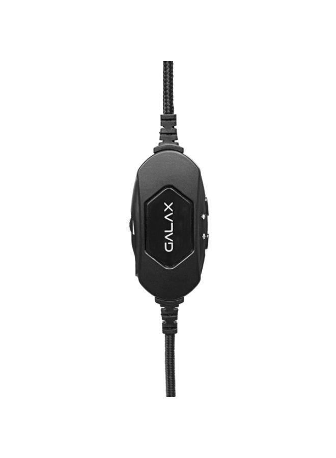 Galax Sonar-04 Gaming Headset USB 7.1 Surround Sound RGB Gaming Headphones with Noise Isolating Mic, 32 Ohm Impedance, Stereo Bass, Comfortable Over-Ear Design for PC Laptop PS4 PS5 - Black - Image 3