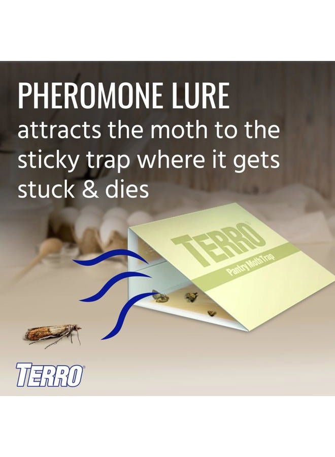 Terro فخاخ العثة من تيررو T2900 (عبوة من 2) - تصيد عث الحبوب، عث الدقيق، عث الوجبات، وعث البذور، (قد يختلف التغليف)  - Image 3