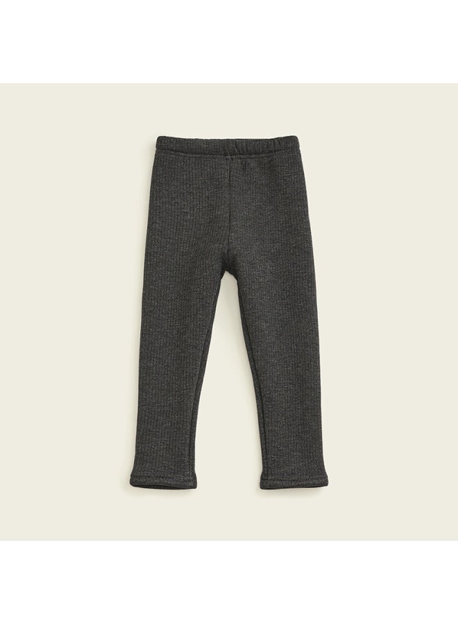 Children's Clothing Girls Autumn And Winter New Warm Pants Korean Style Simple Outer Pants Thickeneded Baby Girl Boys Long Pants