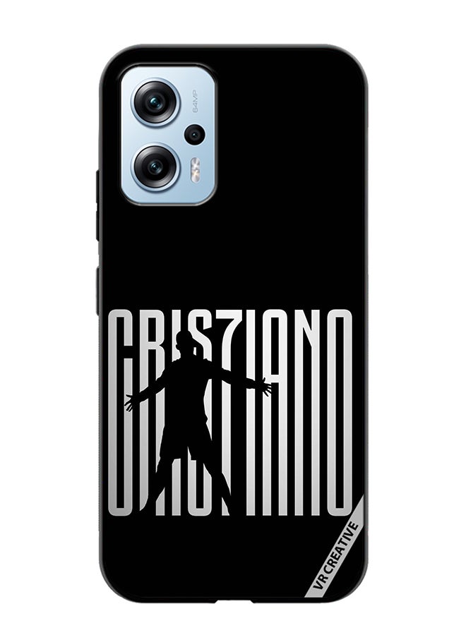 VR CREATIVE غطاء حماية لهاتف Xiaomi Poco X4 GT بتصميم رونالدو متعدد الألوان - Image 1