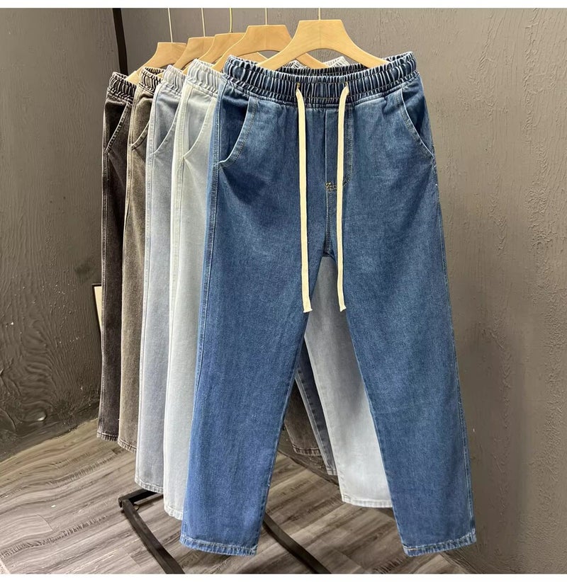 Unisex Classic Denim Jeans Loose Fit Daily Outdoor Wear - Image 5