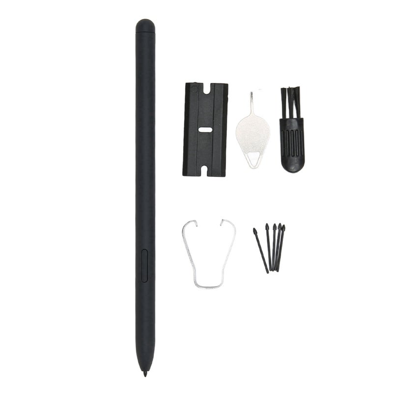 Tablet Replacement Pen: 1 Black Premium Plastic Stylus - High Sensitivity Smart Pen with 5 Tips for Tab S6 Lite SM P610 SM P615 10.4in Tablet - Image 2