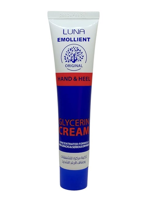 Luna Emollient Hand & Heel Moisturizing Cream, 40g