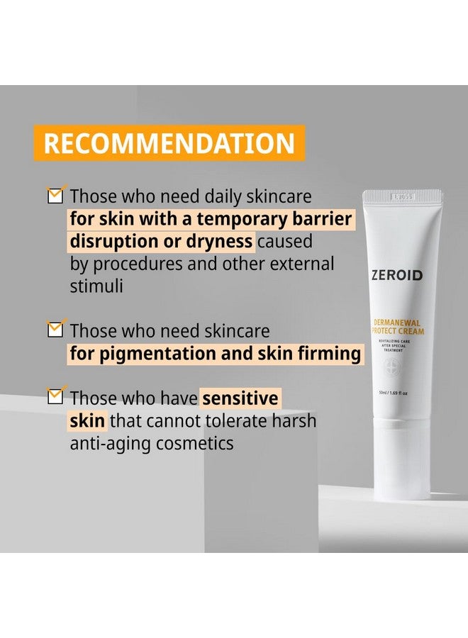 zeroid Dermanewal Protect Cream Revitalizing Care After Special Treatment (50 Ml) - Image 5