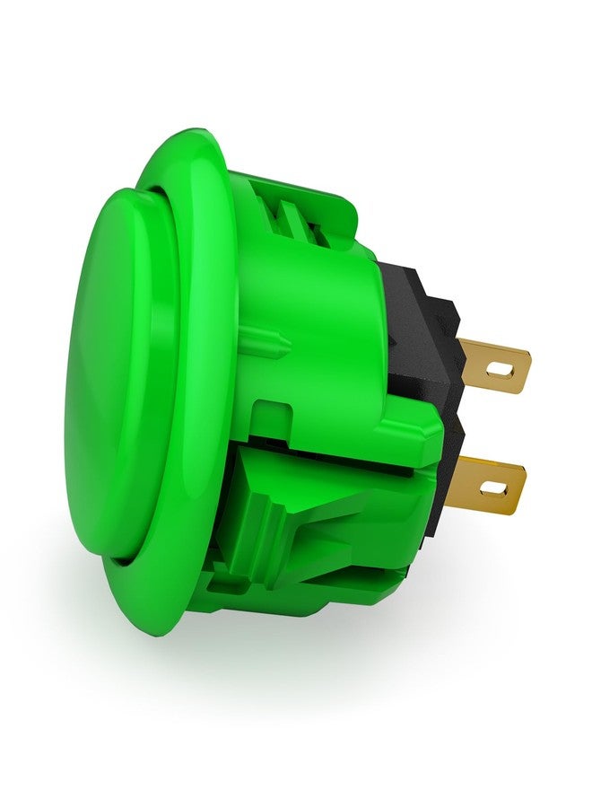 QANBA D-lite Arcade Button Original Buttons Snap-in Joystick Arcade Buttons for DIY Arcade Machines 24mm Push Button Switch(Boxed (24mm Green（EL05) 24 Pcs) - Image 3