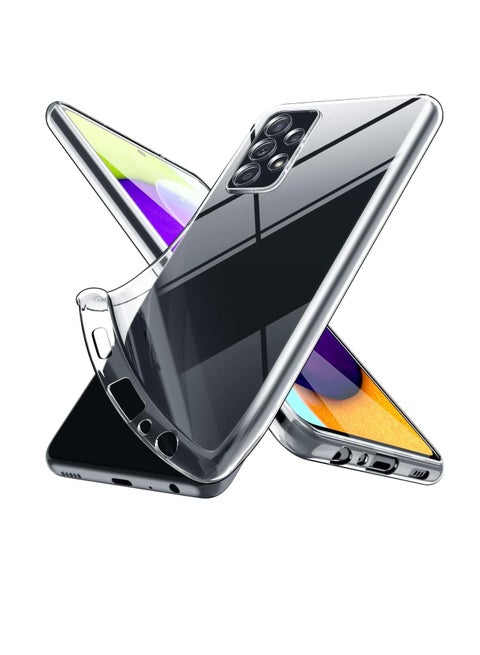Transparent mobile phone protection cover Samsung A52 /A52S made of heat-resistant polyurethane and anti-scratches from TenTech - transparent