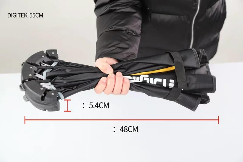 Digitek صندوق ضوء بوانز محمول ® (DSB-65) على شكل ثماني مع قماش مزدوج للتشتت، متوافق مع جميع تركيبات بوانز، سهل التركيب/الفك، يشمل حقيبة حمل، لوميض الاستوديو والإضاءة المستمرة - Image 4