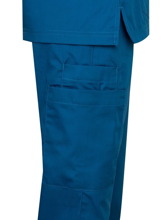 Klothon Medical Scrub Suit - Dark Marine, Polycotton Scrub For Women - Image 3