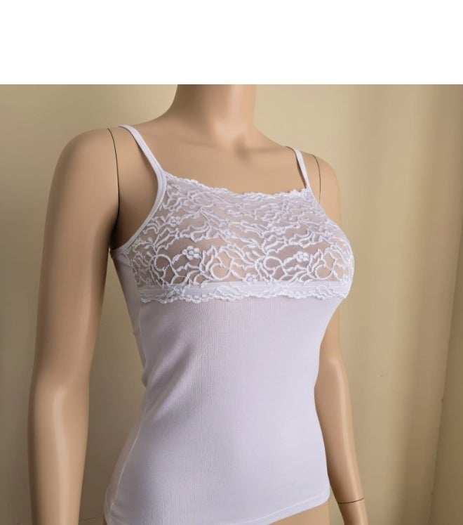 Eiffel Women’s Sleeveless Lace Camisole, 2-PIECES - Image 3