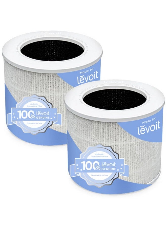 LEVOIT Genuine Core Mini-P Replacement Filter, Core Mini-RF Air Purifier Filters, Supports HEPA Sleep Mode, High-Efficiency Activated Carbon for Removal of Smoke, Odor, Allergens, Pollen, 2 Pack,White - Image 1