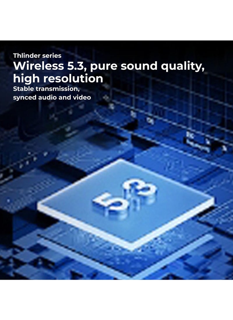 Remax Mena Wireless GameBuds G5 Earbuds Charging interface Type-C, 13MM Dynamic Coil, Speaker Power 2mW, Calling 3.2 hours, Music Play 4 hours, Long Battery Life 300mAh (Black)  - Image 3