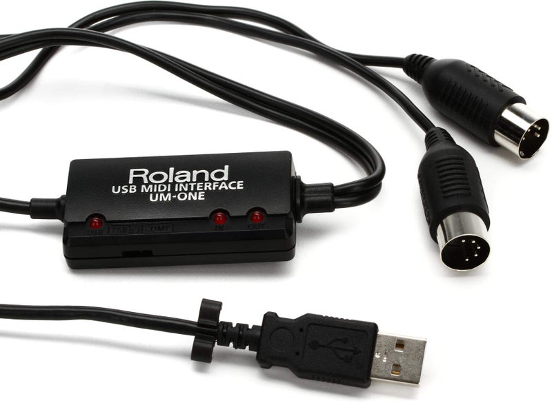 Roland UM-ONE-MK2 One in Two Out Midi Cable (UM-ONE-MK2) - Image 1