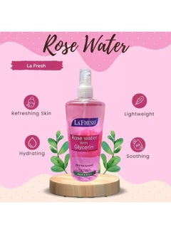 LA FRESH Rose Water with Refreshing Glycerin,250ml  - Image 2