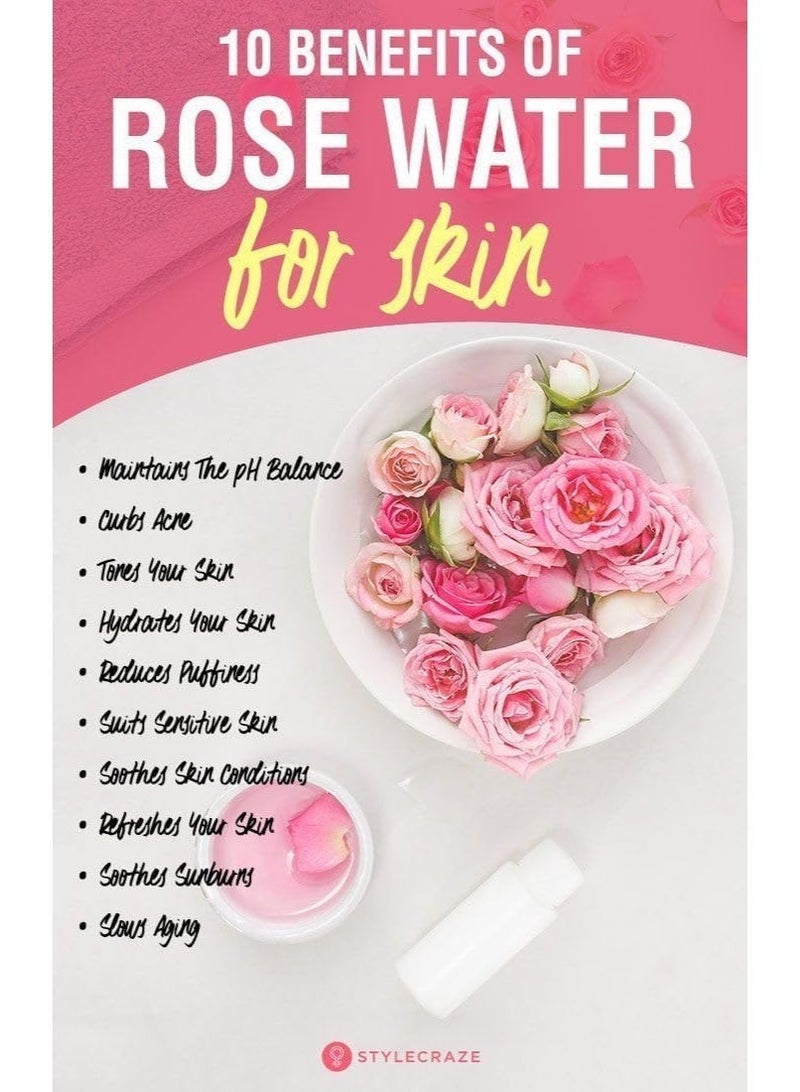 LA FRESH Rose Water with Refreshing Glycerin,250ml - Image 4