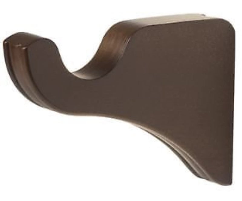 Kirsch Wood Trends Classics 3 1/2" Return Center Bracket for 1 3/8" pole, Mahogany (MPN# 5611EG083) - Image 1