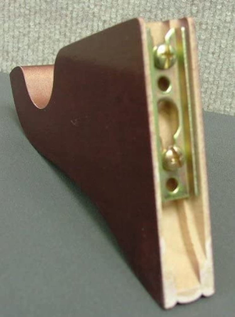 Kirsch Wood Trends Classics 3 1/2" Return Center Bracket for 1 3/8" pole, Mahogany (MPN# 5611EG083) - Image 4
