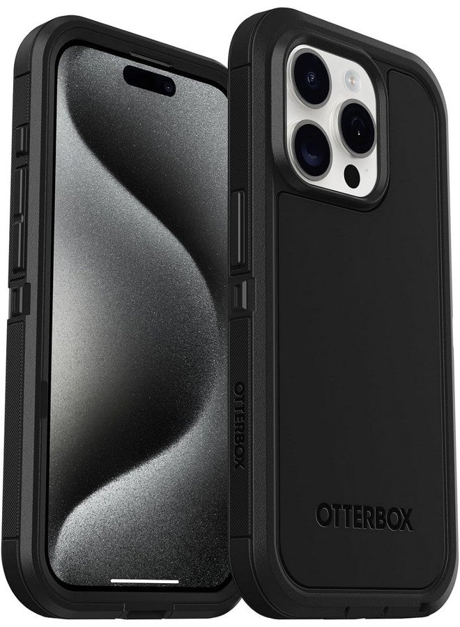 Otterbox OtterBox iPhone 15 Pro Defender Series XT Case with MagSafe, Screenless, Rugged - Non-Retail Packaging - Black  - Image 1