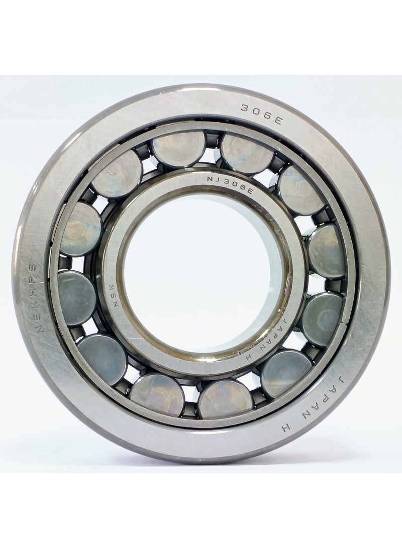 NSK ORIGINAL NSK NJ 306 EW Cylindrical Roller Bearing - 300 Series Medium Load - High Load Capacity - 30x72x19mm - Genuine Made in Japan - Image 2