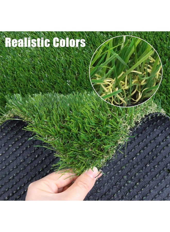 HQ-GAMING - Artificial Grass Carpet, Realistic Artificial Grass Rug Indoor Outdoor, Professional Dog Grass Mat Large Turf Outdoor Rug for Patio Lawn Decoration Portable Trainig Pad 1*4M - Image 1