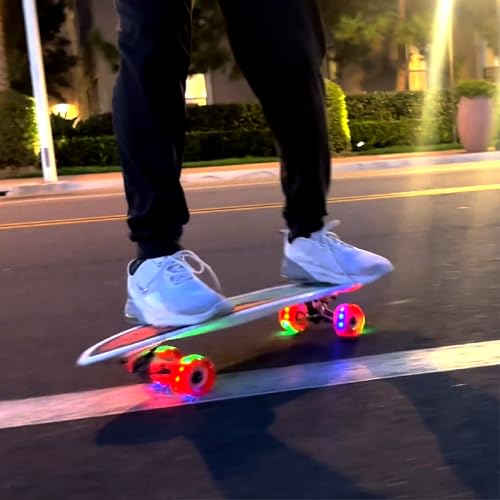 EasyGoProducts Surfskate Kids Skateboard Surf Skate Trucks for Kids Front Caster Wheel Rotates Easily for Children Great Pumping Power Heavy Duty Trucks in Rear Graphics on Grip Tape 31” Long X 9” Wide - Image 5
