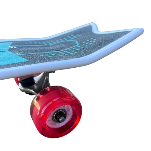 EasyGoProducts Surfskate Kids Skateboard Surf Skate Trucks for Kids Front Caster Wheel Rotates Easily for Children Great Pumping Power Heavy Duty Trucks in Rear Graphics on Grip Tape 31” Long X 9” Wide - Image 3