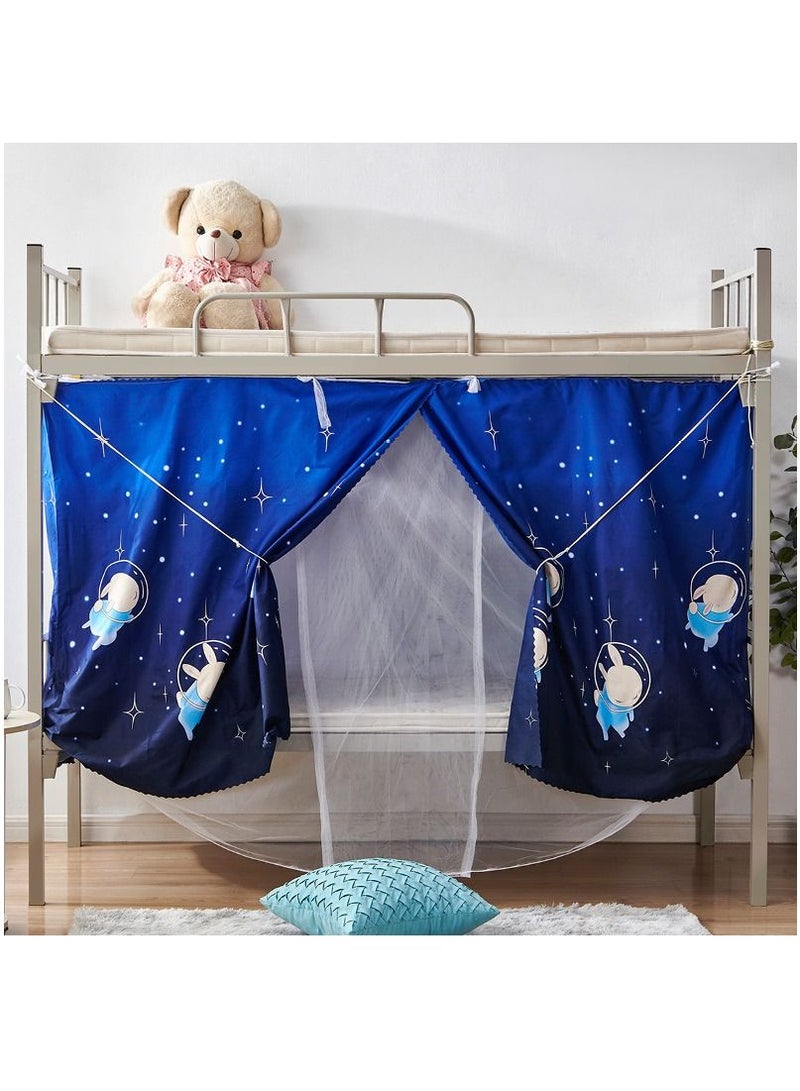 Bluejw Artistic Cartoon Designed Lower Deck Curtain Cotton Blend - Image 1