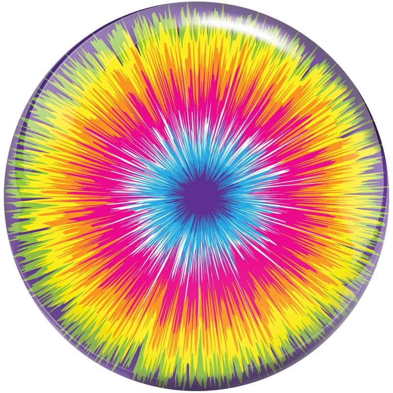 Brunswick Viz-a-Ball Bowling Ball (15lbs, Tie-Dye Burst) - Image 4
