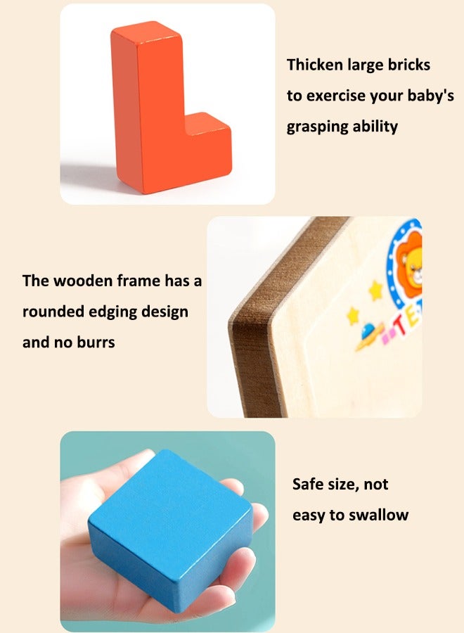 Tetris puzzles 3D building block puzzles Educational toys for early education Building block building toys Thinking exercises Parent-child interaction Birthday present - Image 3