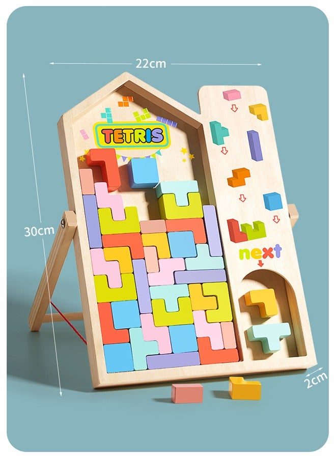 Tetris puzzles 3D building block puzzles Educational toys for early education Building block building toys Thinking exercises Parent-child interaction Birthday present - Image 2