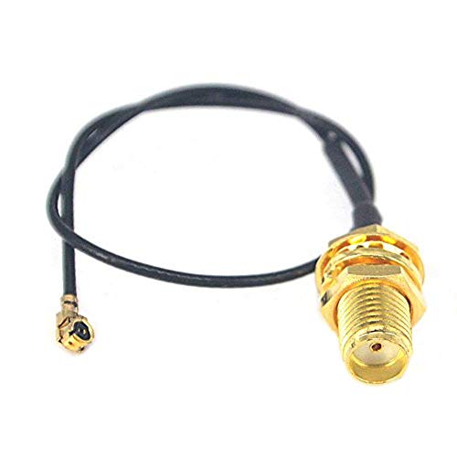 INVENTO 10PCS 10cm long Mini PCI U.FL to SMA Female Connector WiFi Pigtail Cable IPX to SMA Extension - Image 2