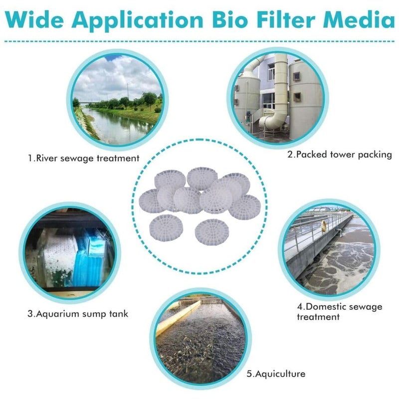 VAYINATO ® K5 Media, Moving Bed Biofilm Reactor (MBBR) Bio Filter Media (1 Litre) by Pezlifeworld - Image 2