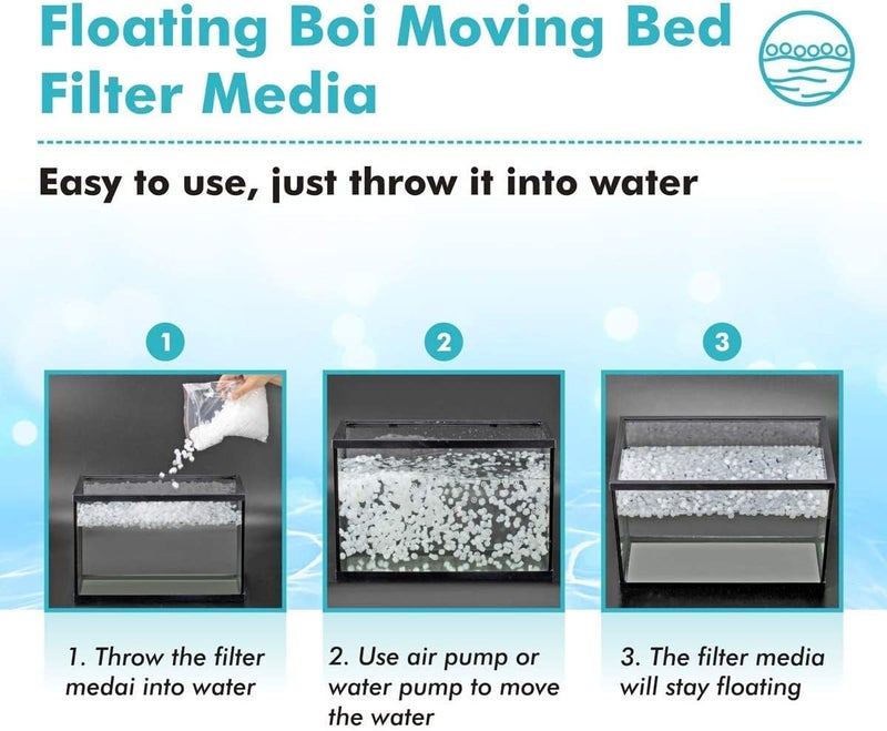 VAYINATO ® K5 Media, Moving Bed Biofilm Reactor (MBBR) Bio Filter Media (1 Litre) by Pezlifeworld - Image 5