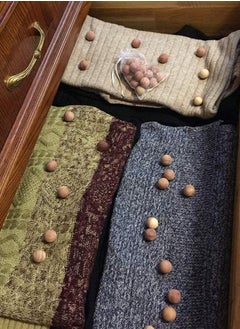KASTWAVE 50 Cedar Wood Anti Moth Repellent Balls Drawer Fresheners  - Image 4